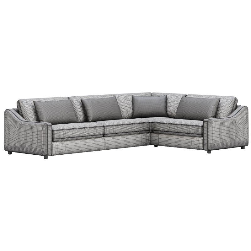 Ashby Sofa Two-Piece Sectional By Arhaus - Image 3