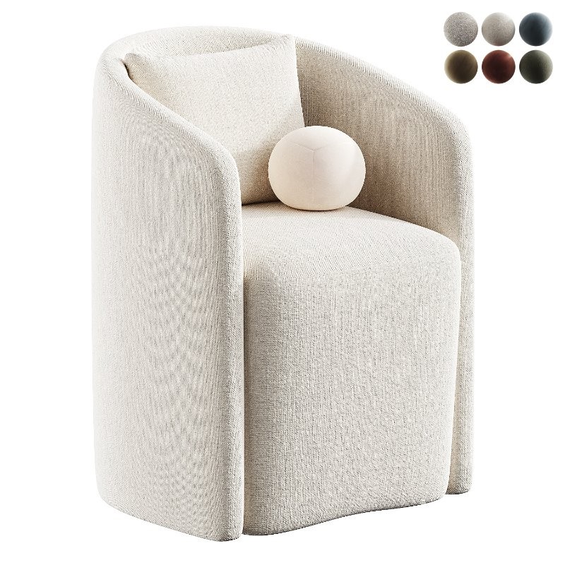 aurelie barrelback armchair - Image 3