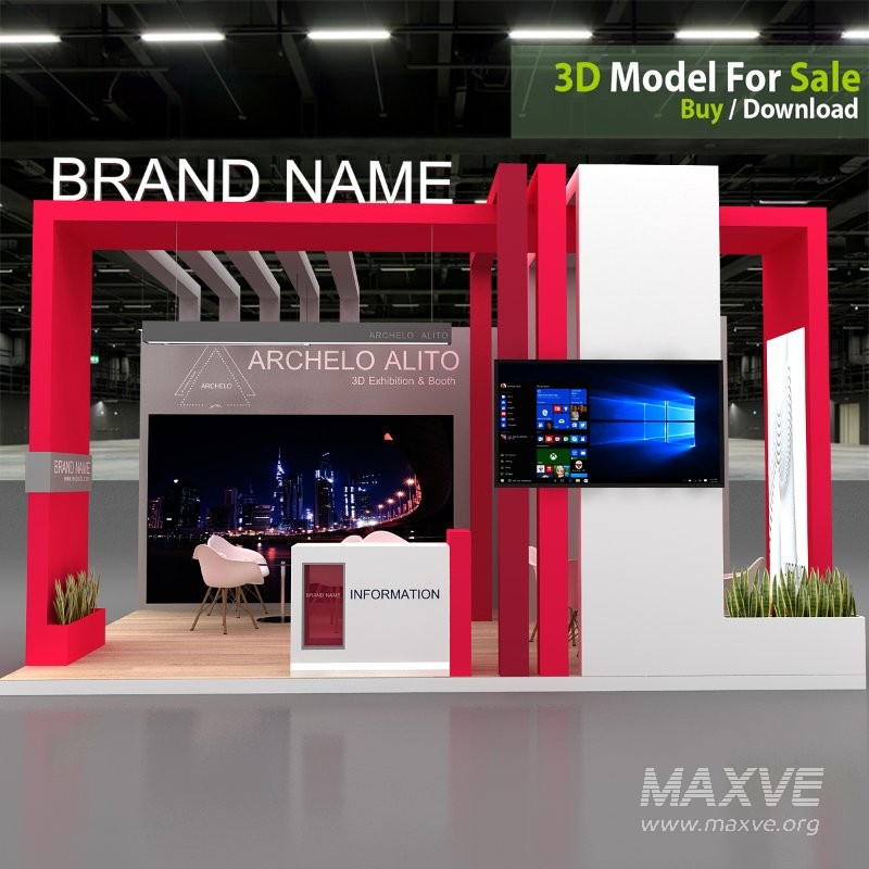 booth 3d design - Image 1