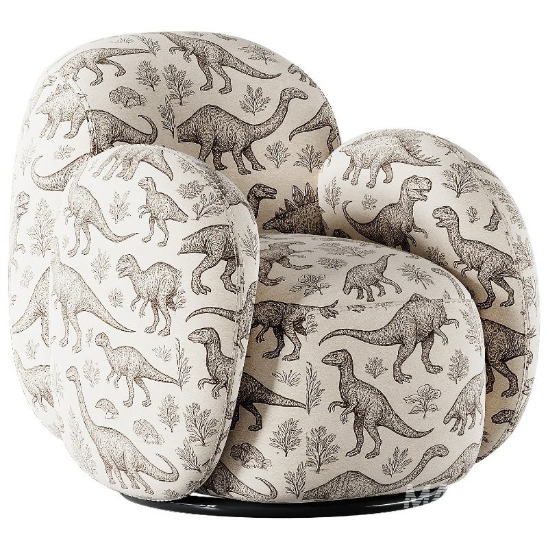 Swivel chair Teop Cozy Milk - Image 2