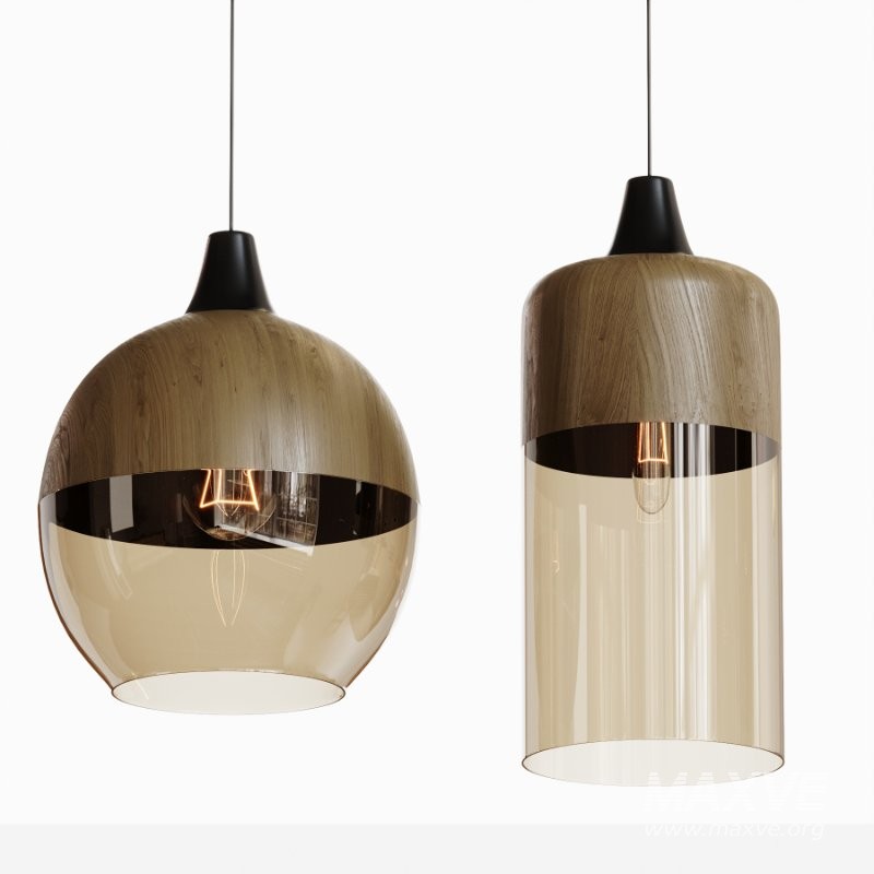 Wood Style Pendant Light - Image 2