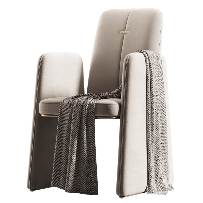 HOTHING YUPPIES Leather chair with armrests - Image 3