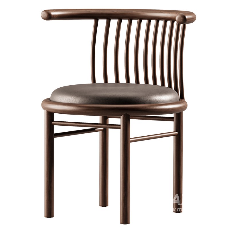 Mathilde Leather Dining Chair - Image 2
