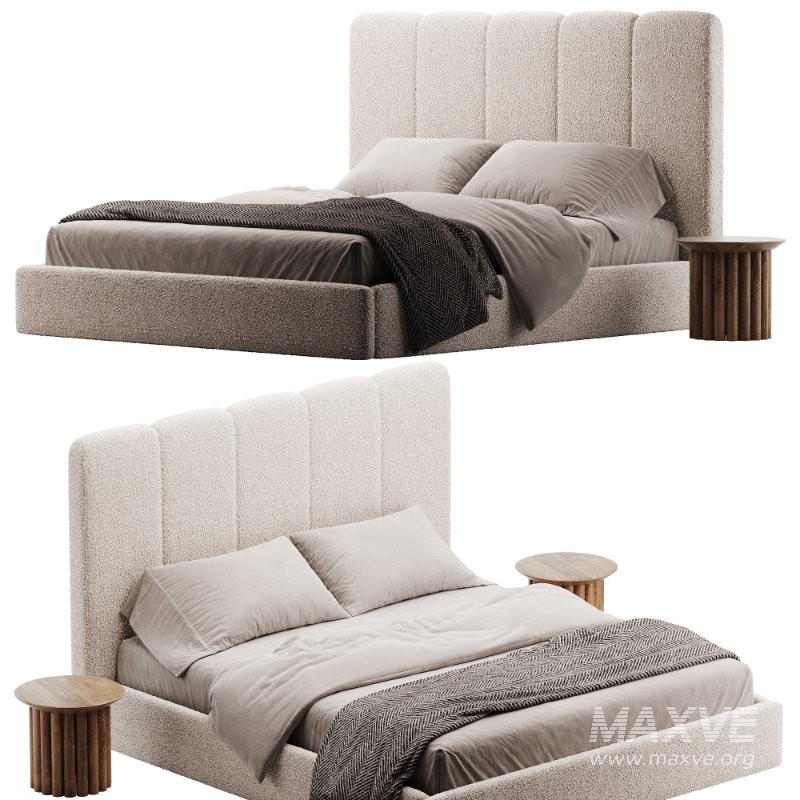 Palani Boucle Bed Cream - Image 1