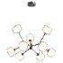 Nabila 9 Light Black Chandelier - Thumbnail 1
