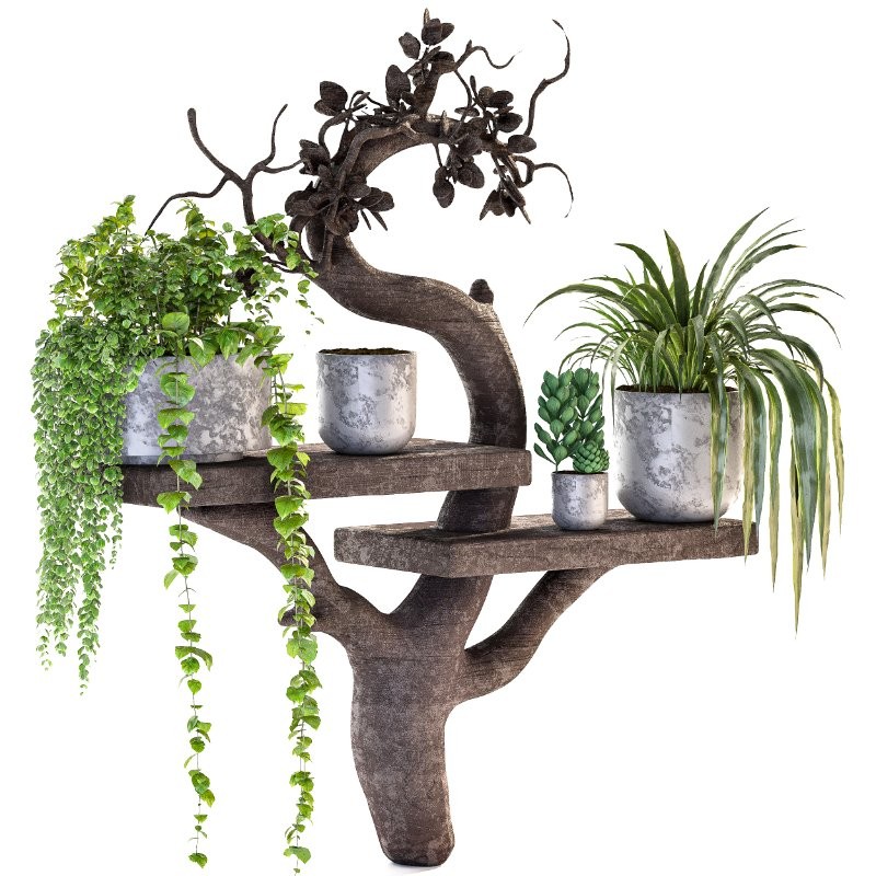 Wooden Shelf Planter - Image 3