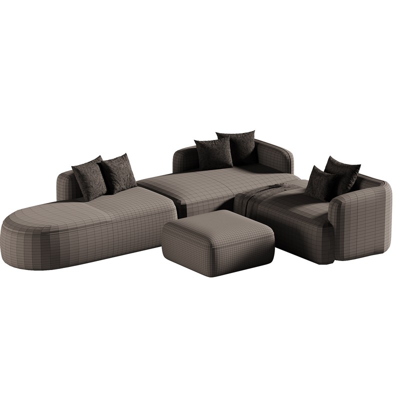 Luzaro Royalty Sectional Sofa 2 - Image 4