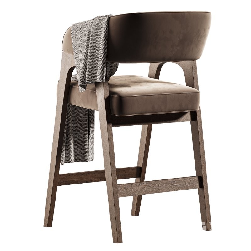 Bern semi-bar stool by deephouse - Image 3