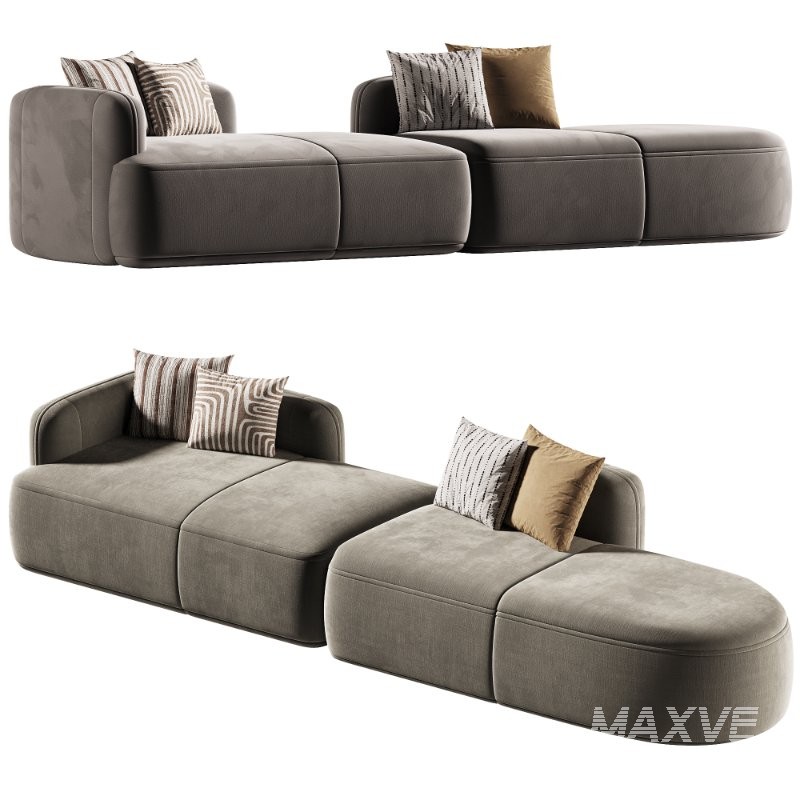 Luzaro Royalty Sectional Sofa 2 - Image 2