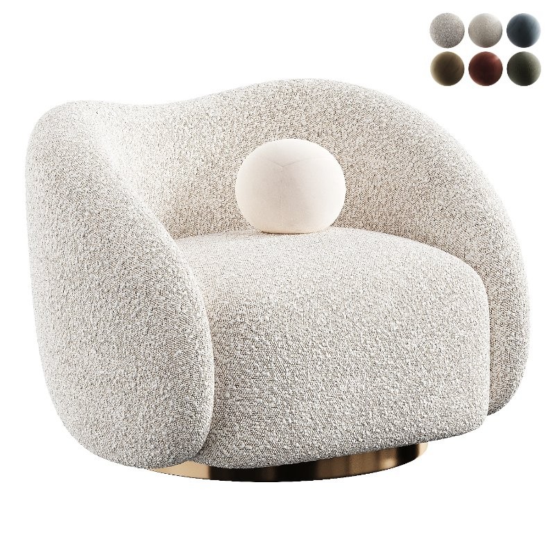 swivel armchair diego - Image 4