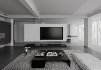 Modern living room and dining room interior scene - Thumbnail 3