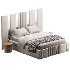Mary Hybrid Mirror Wide Extended Headboard Bed - Thumbnail 2