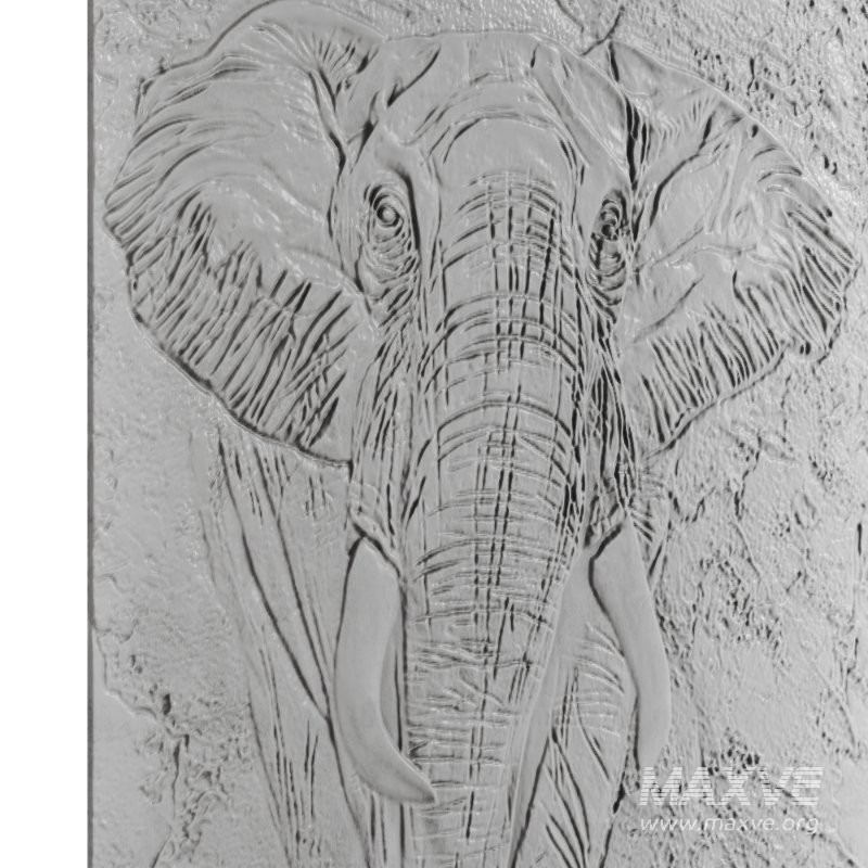 Decorative panel elephant - Image 3