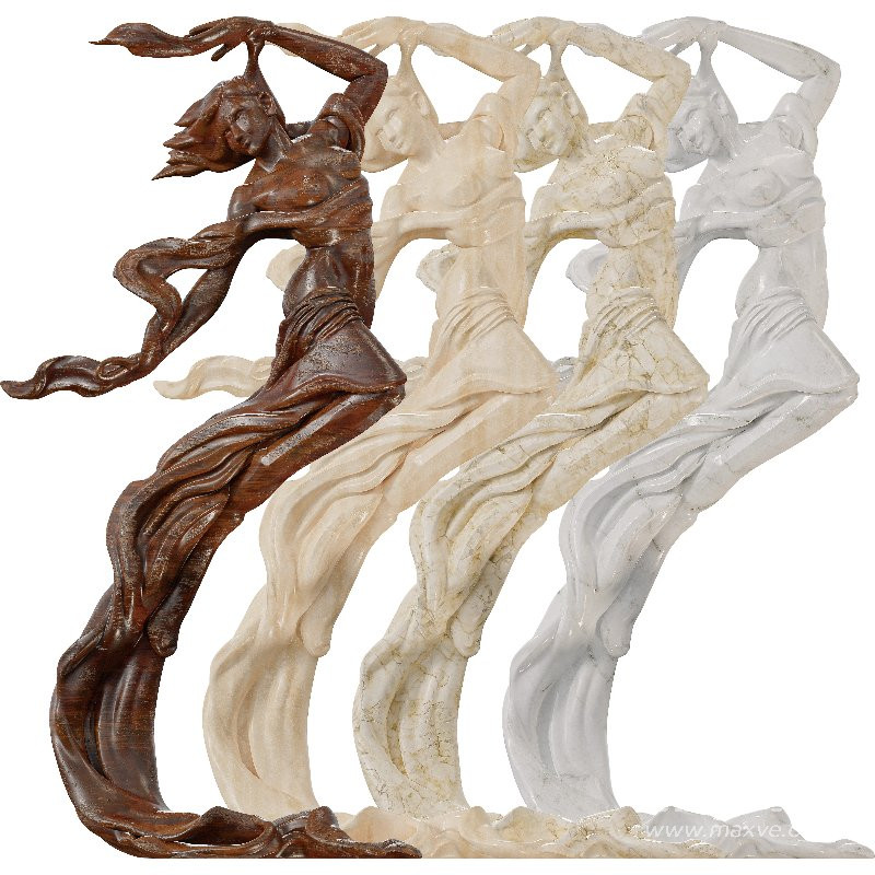 Floating Female Figure Sculpture - Image 4