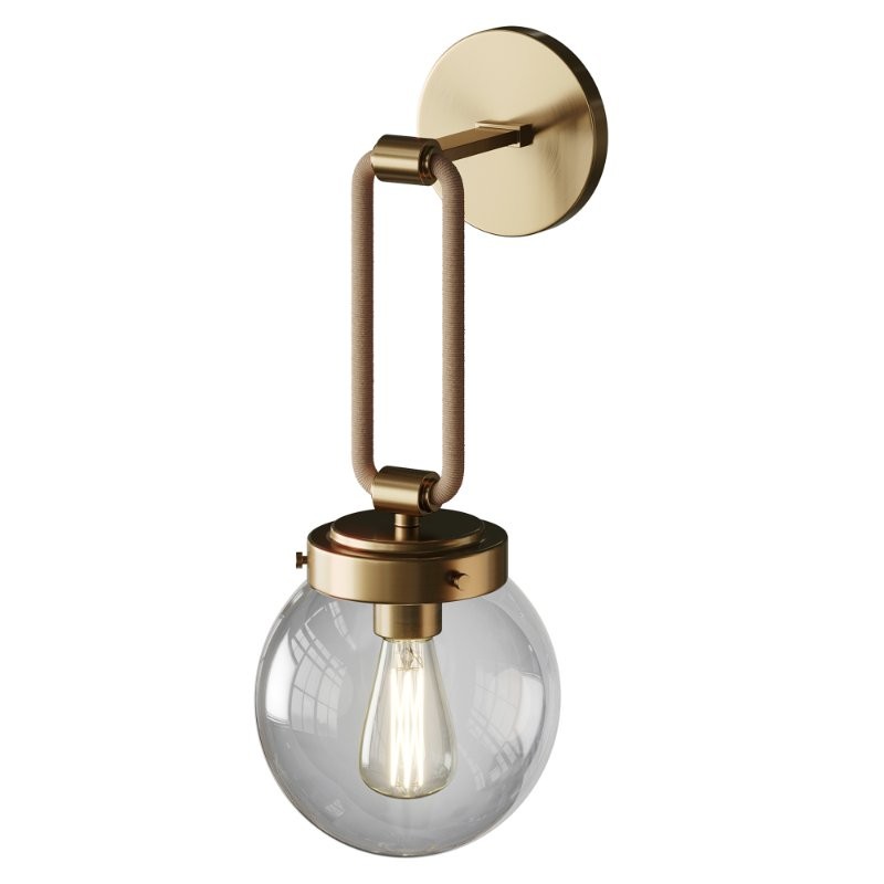 Coastal Cottage Rope Globe Sconce - Image 2