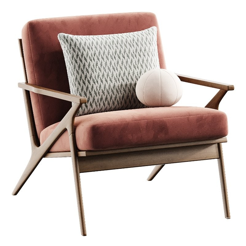 cavett wood frame chair - Image 4