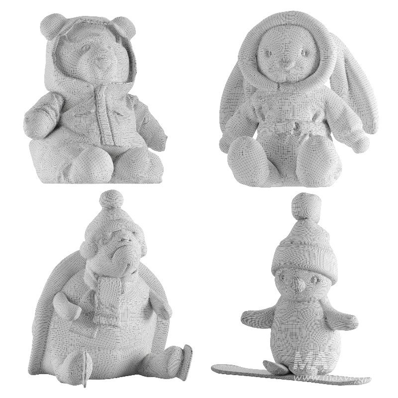 Plush Toys Set 16-Christmas - Image 4