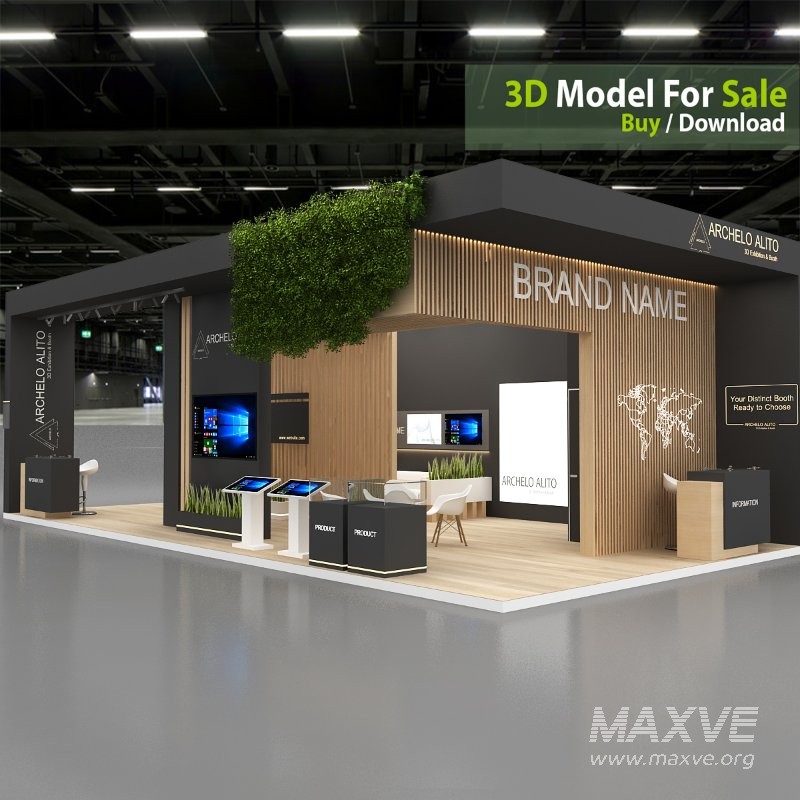 3d exhibition stall - Image 1