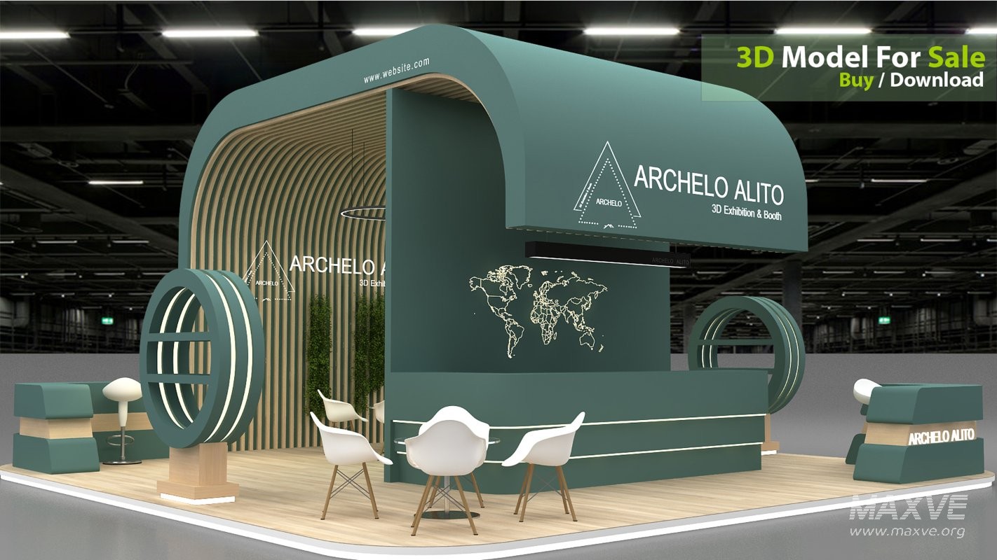 minimal booth exhibition - Image 4