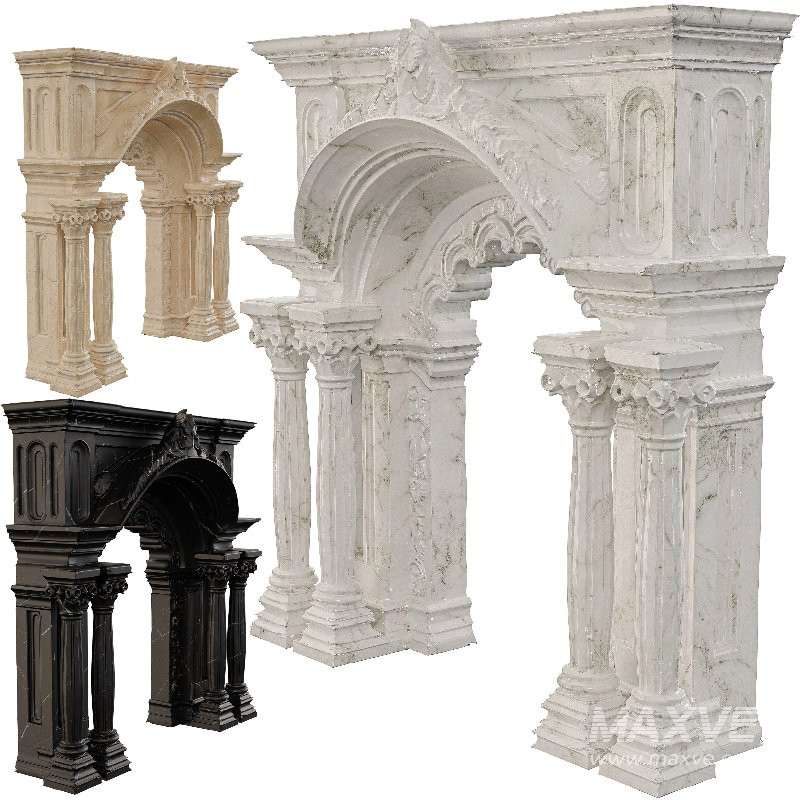 Classical Architectural Arc 02 - Image 3