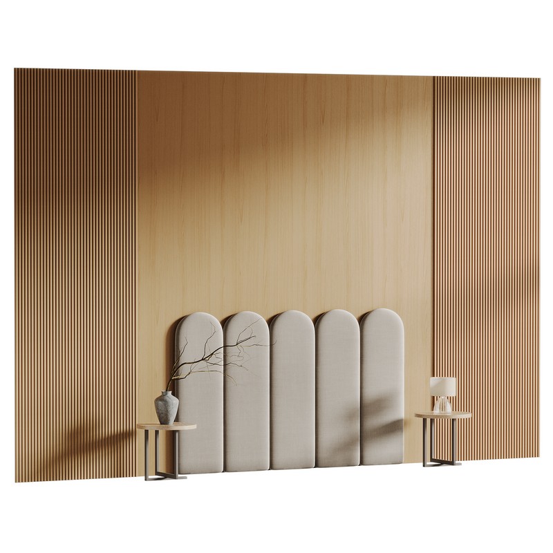 Headboard wood 3d wall panel - Image 2