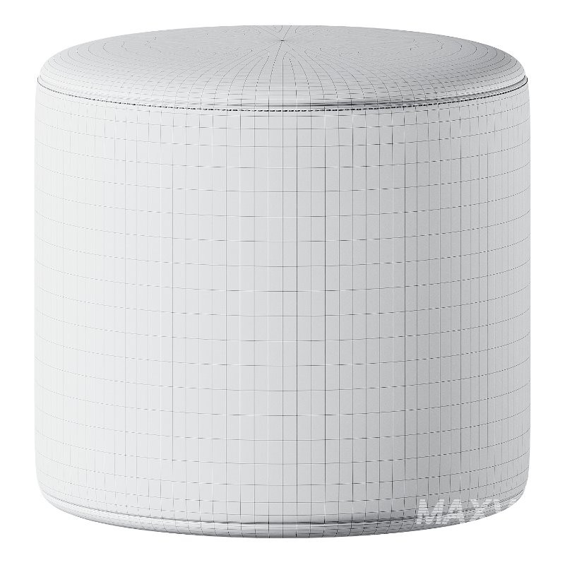 Round Volcanic Pouf - Image 2