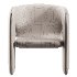 Designer Shaped Fabric Dining Chair - Thumbnail 4