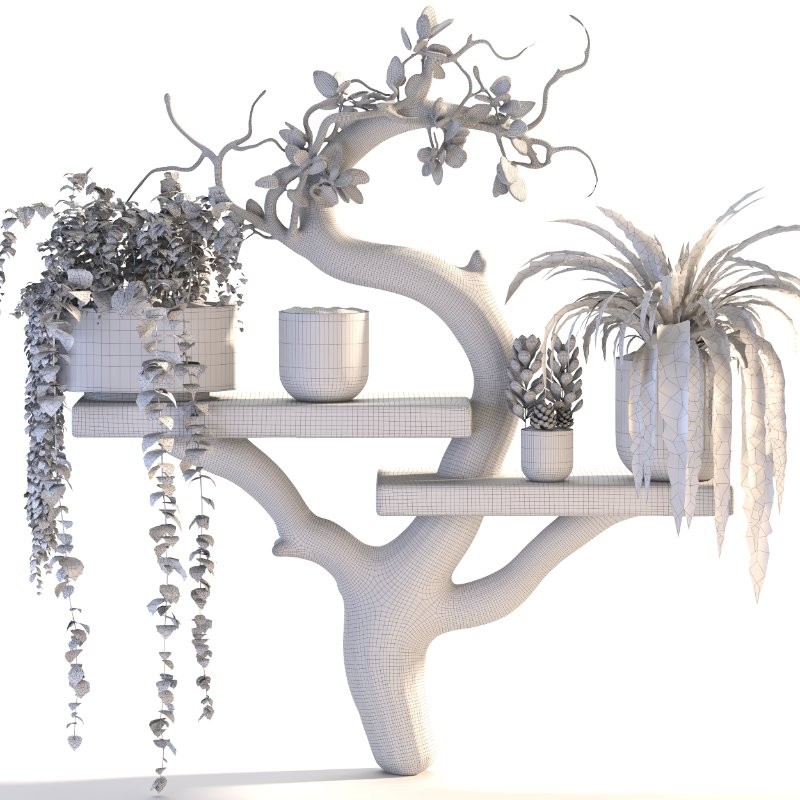 Wooden Shelf Planter - Image 1