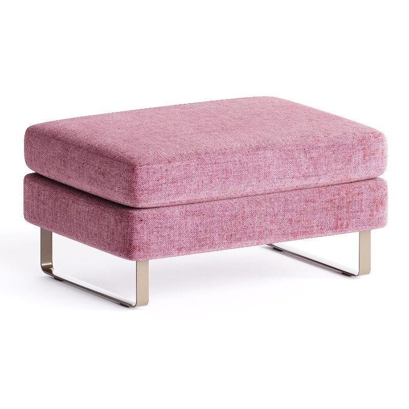 elegance fabric pouf - Image 1