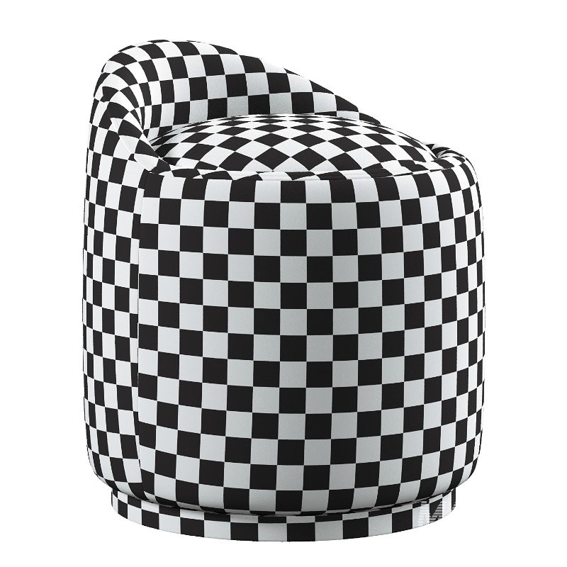 Swirl Swivel Ottoman - Image 7