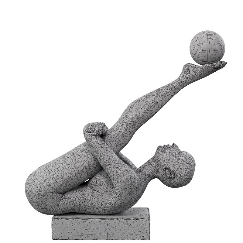 Balancing Human Figure with Light Sphere - Image 3