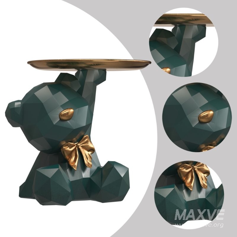 resin bear storage tray - Image 2