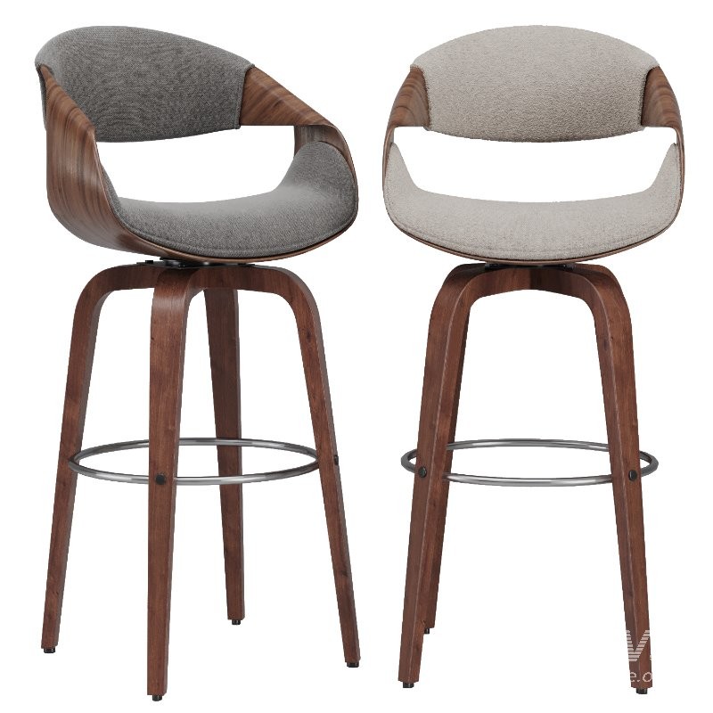 Mid Century Swivel Saddle Seat - Image 1