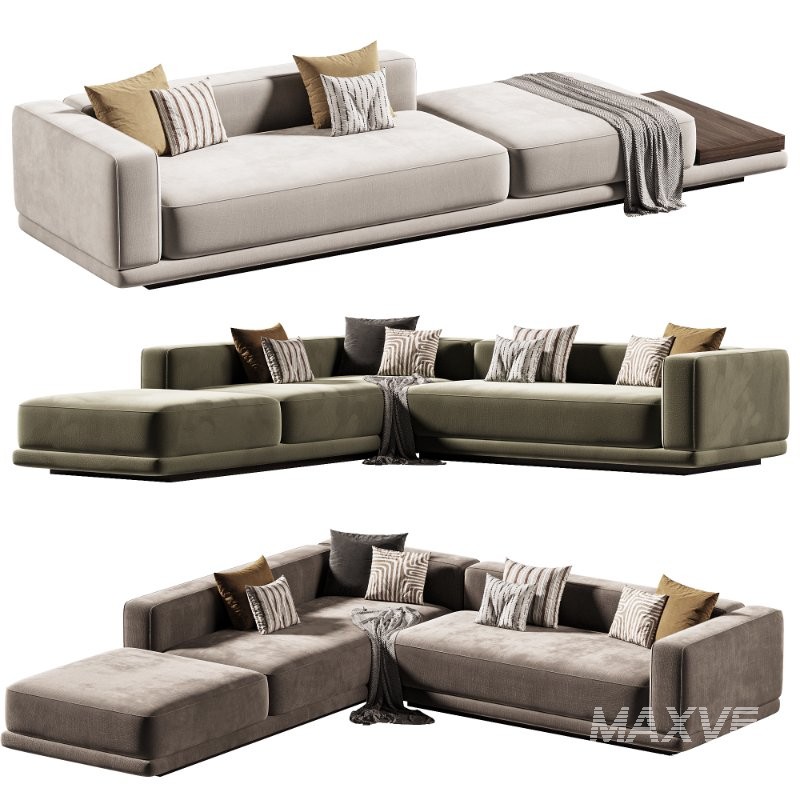 Corner sofa Minotti Horizonte Modular Sofa - Image 1