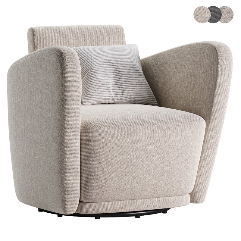 Amelia Swivel Chair 3 - Image 4