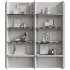 Wooden wall shelf unit with decor - Thumbnail 4