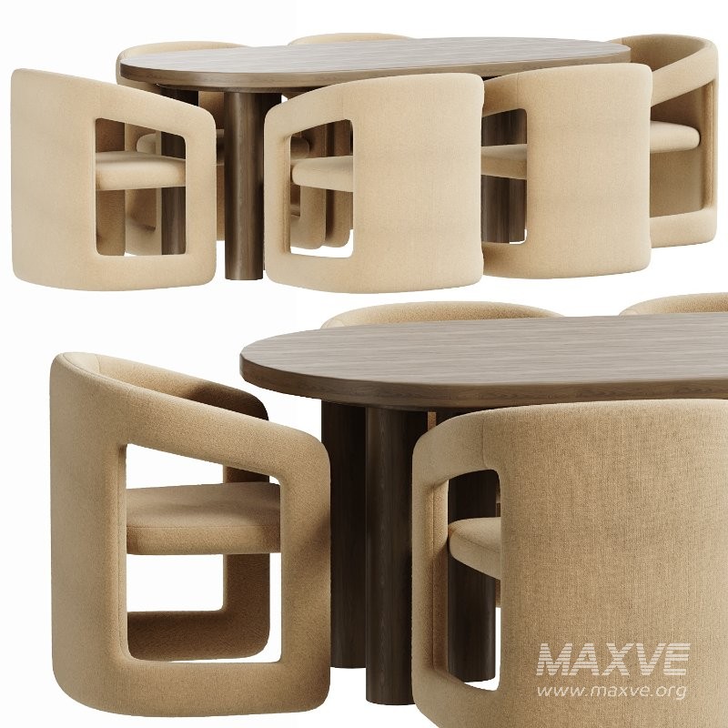 Bromo table and Breslin chair - Image 1