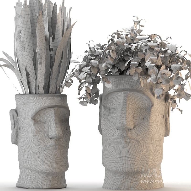 Easter Island Planter 02 - Image 1