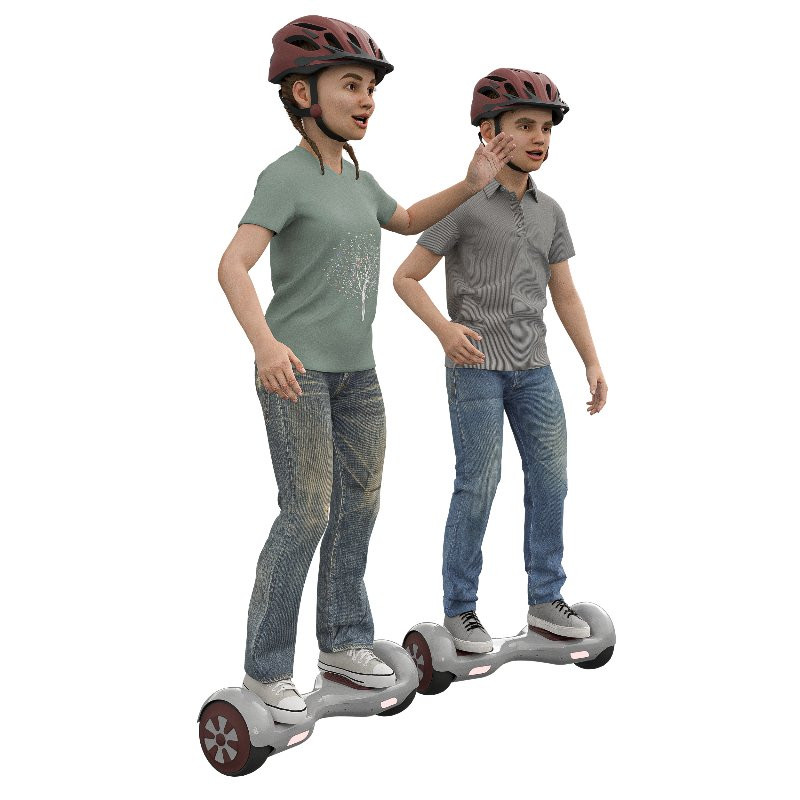 Child playing Hoverboard - Image 1