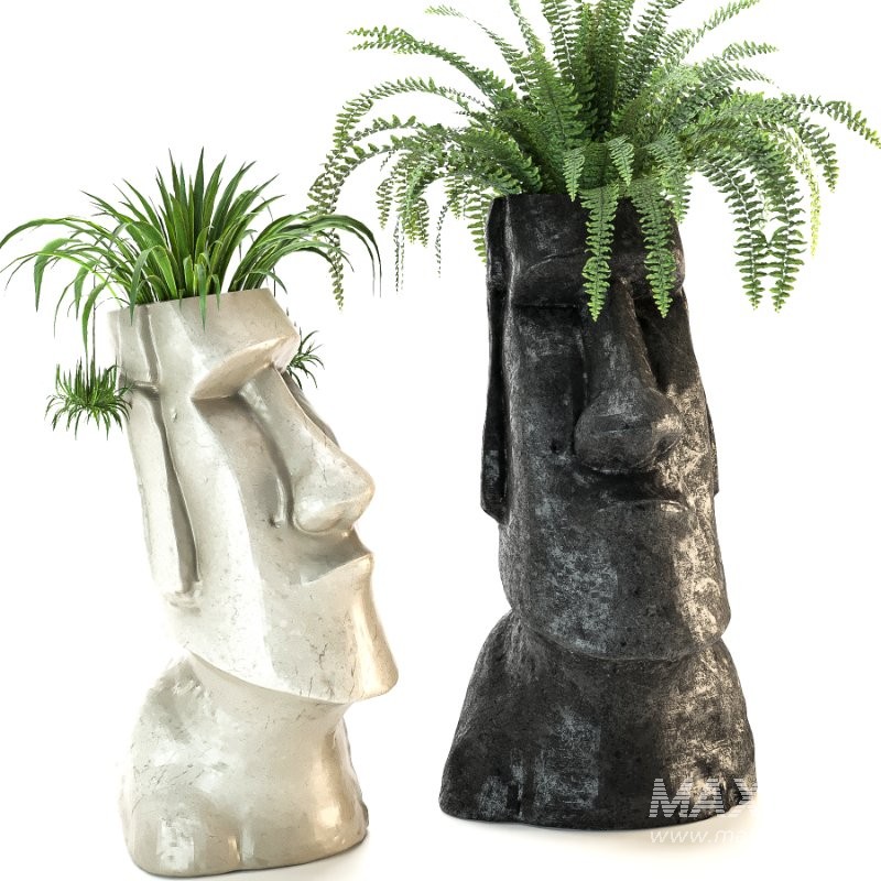 Easter Island Planter 03 - Image 2