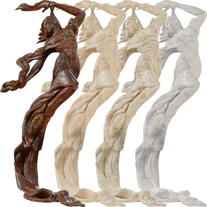 Floating Female Figure Sculpture - Image 2