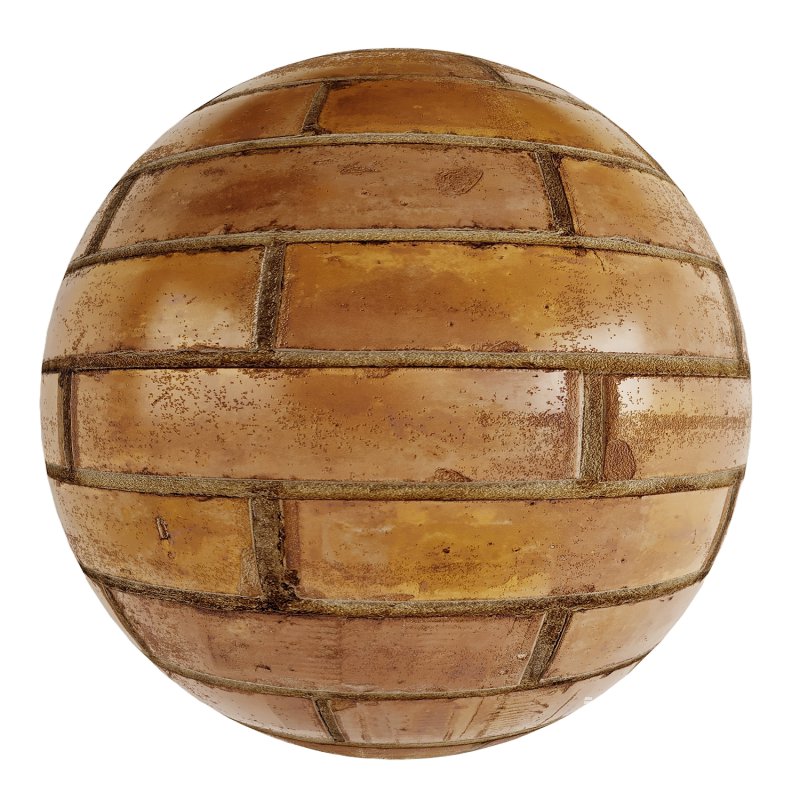 Brown Brick Wall - Image 2