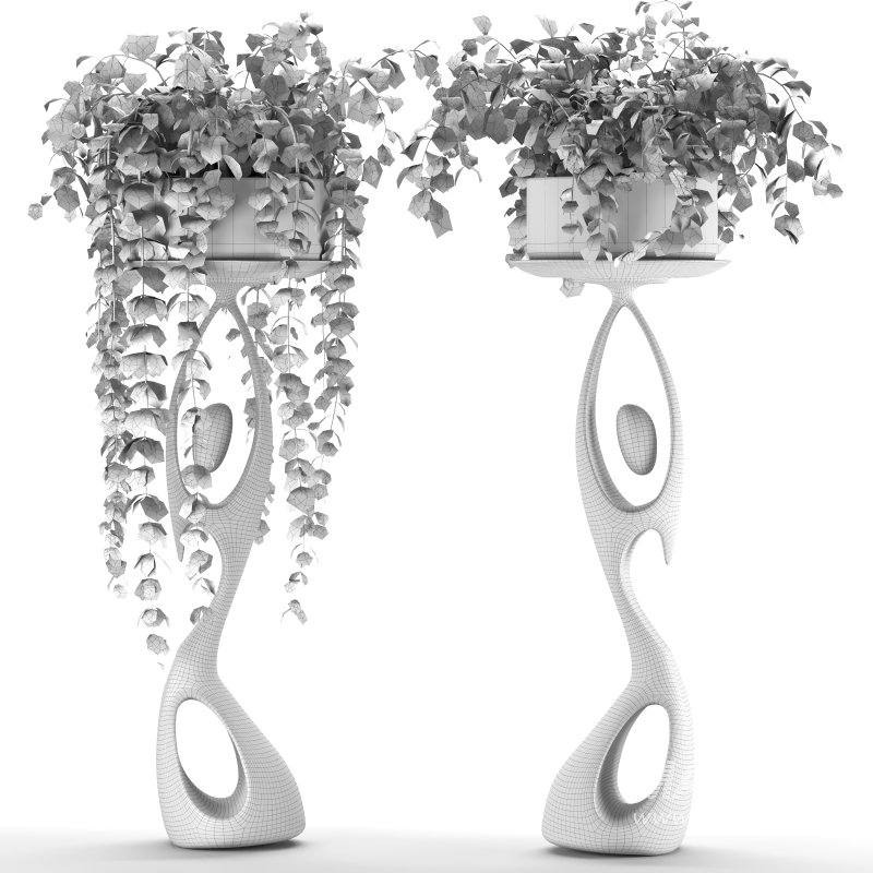 Metal Plant Set 09 - Image 1