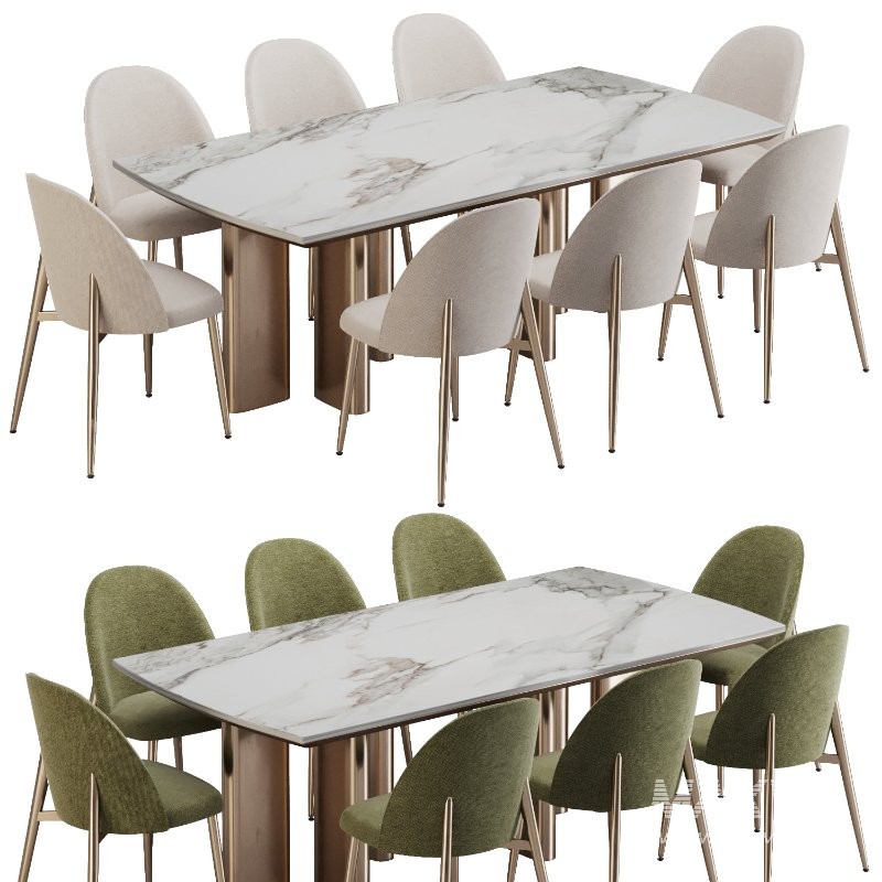 Dinning chair and table317 - Image 1