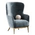 alva wingback accent chair - Thumbnail 6