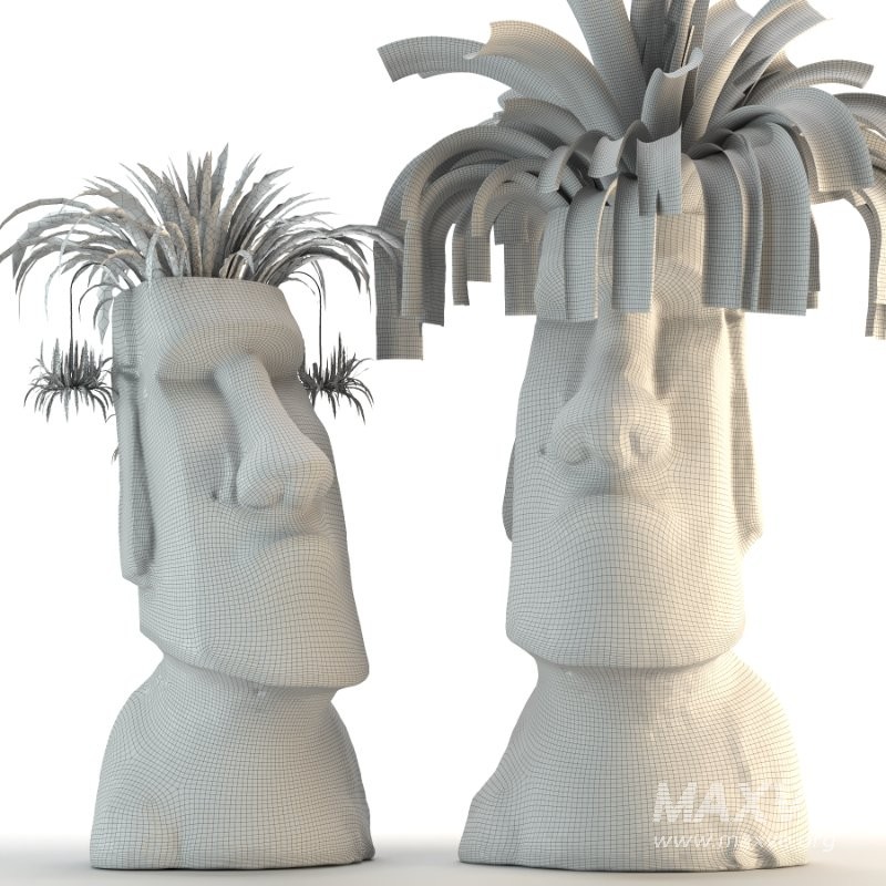 Easter Island Planter 03 - Image 4