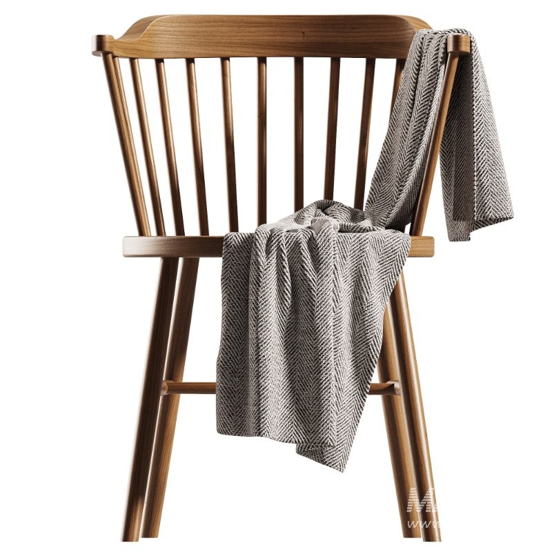 Handgefertigter Stuhl J18 aus Buchenholz - Image 1