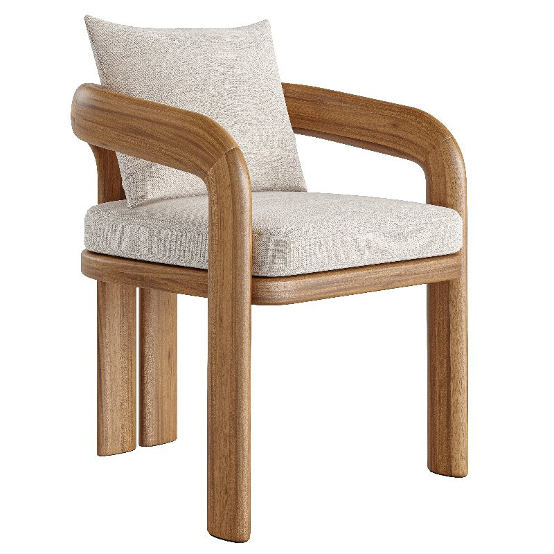 Chloe Teak Dining Chair and Table - Image 6