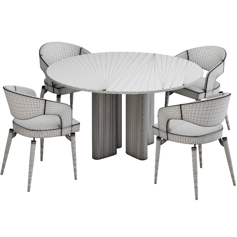 Dinning chair and table319 - Image 4