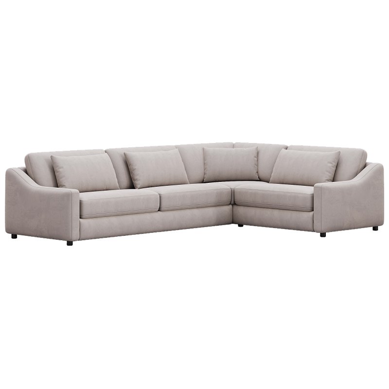 Ashby Sofa Two-Piece Sectional By Arhaus - Image 4